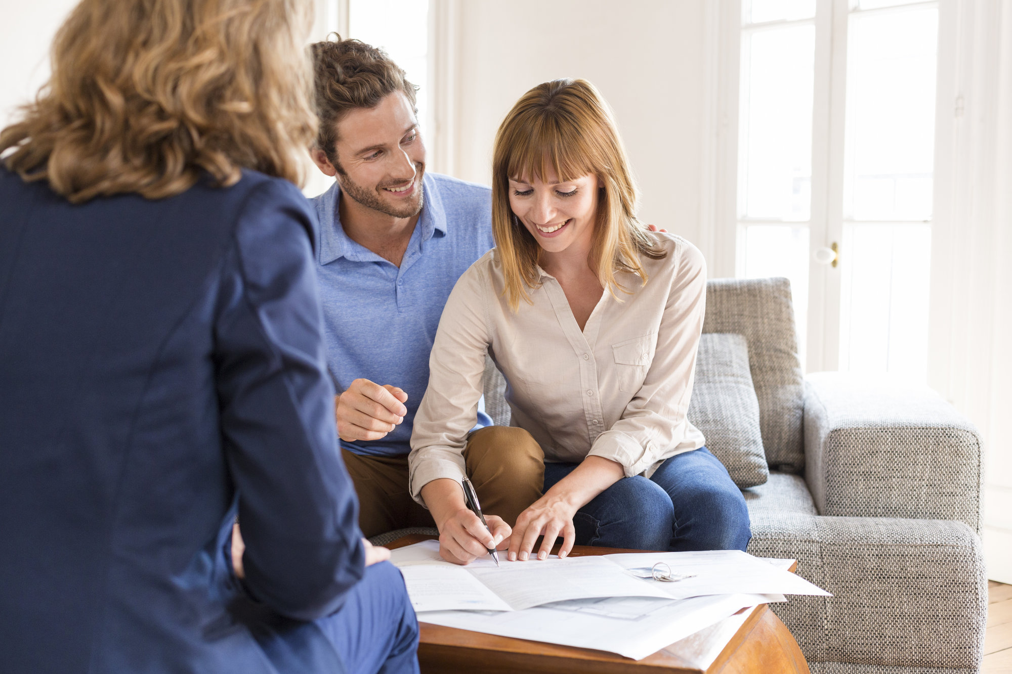 Realtor with Clients